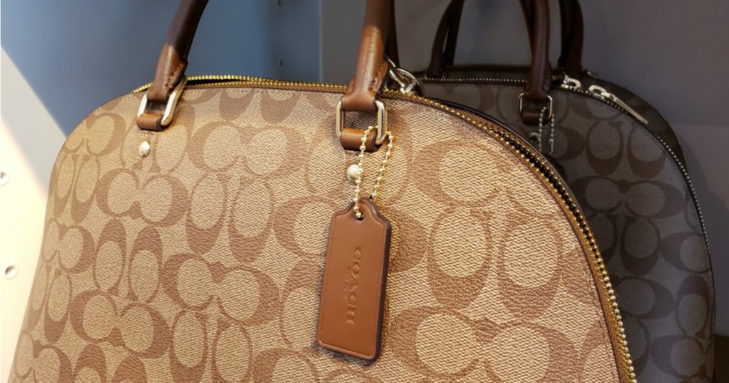 Coach handbag that is brown