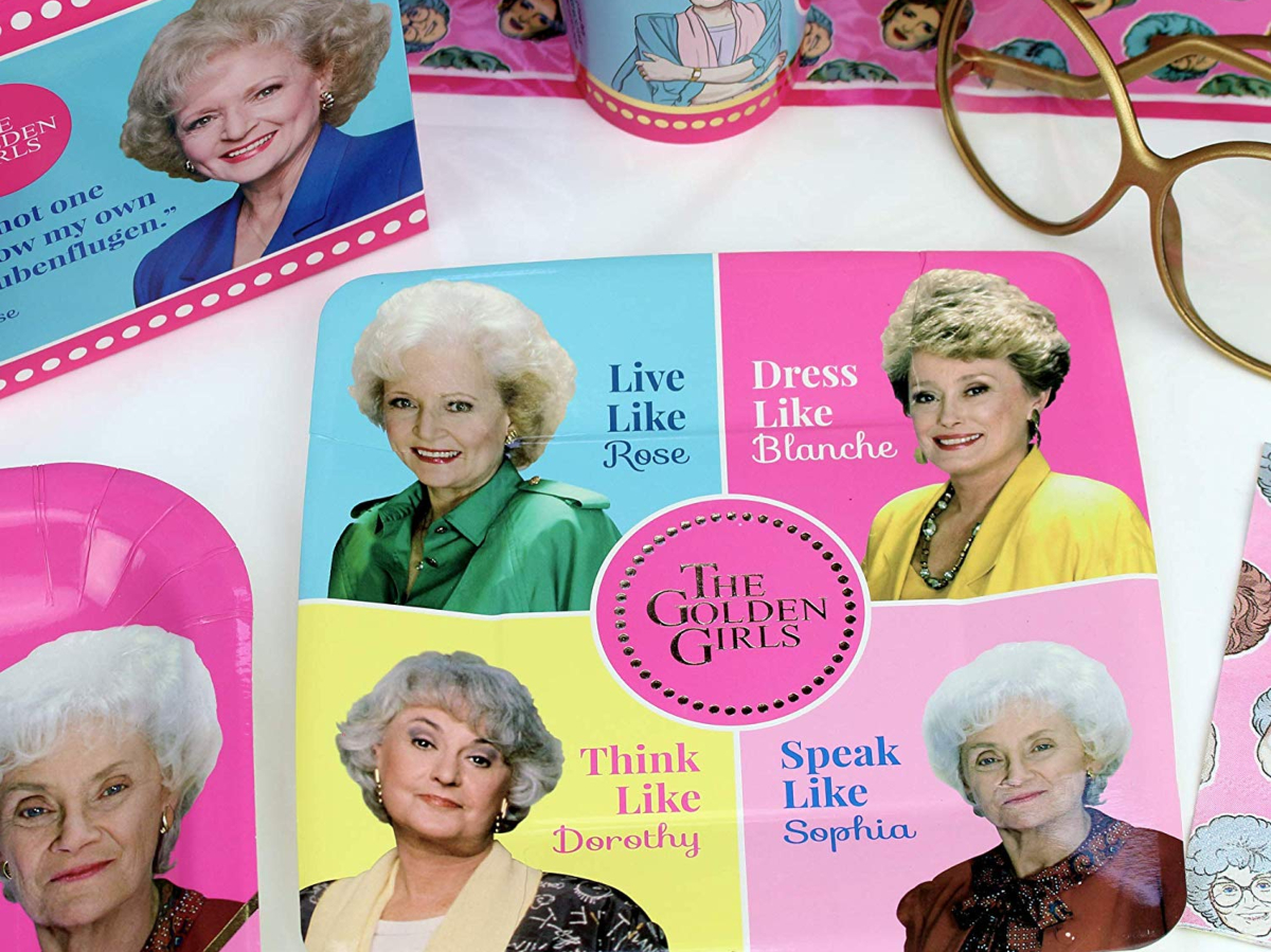 Golden Girls paper plate