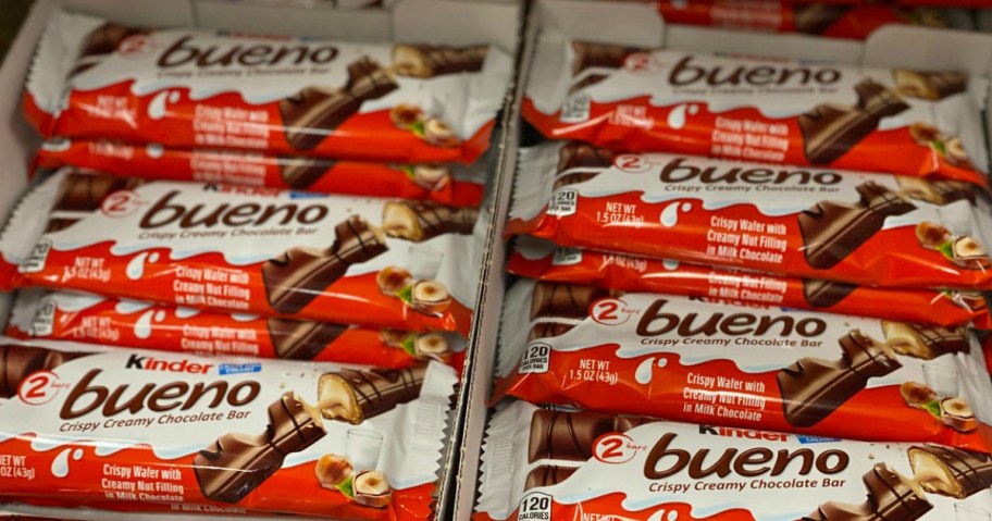 kinder bueno candy bars