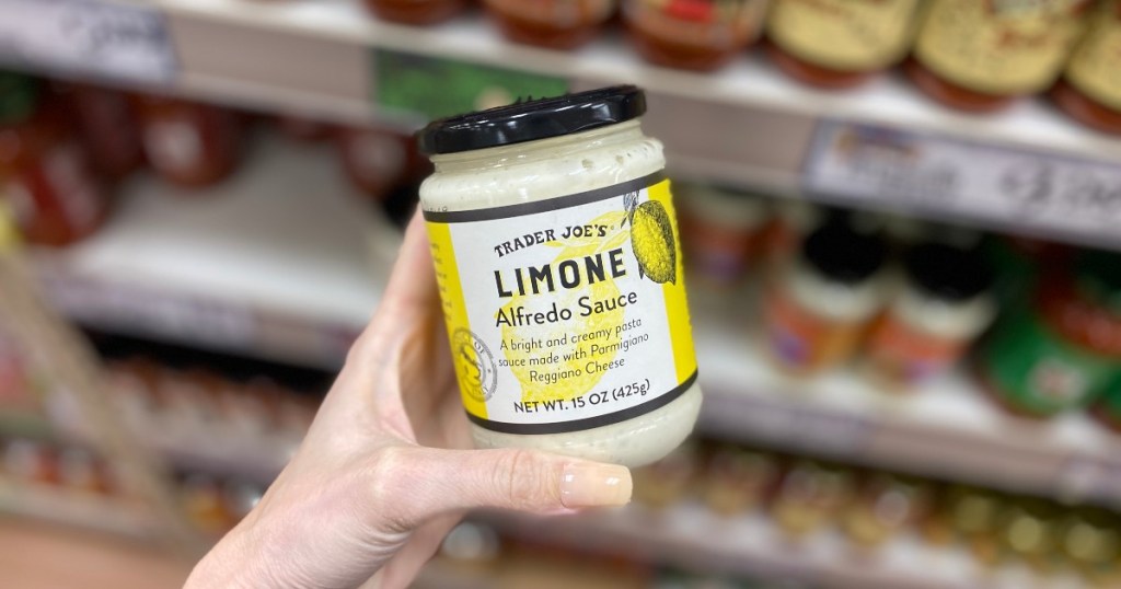 Limone Alfredo sauce at Trader Joe's