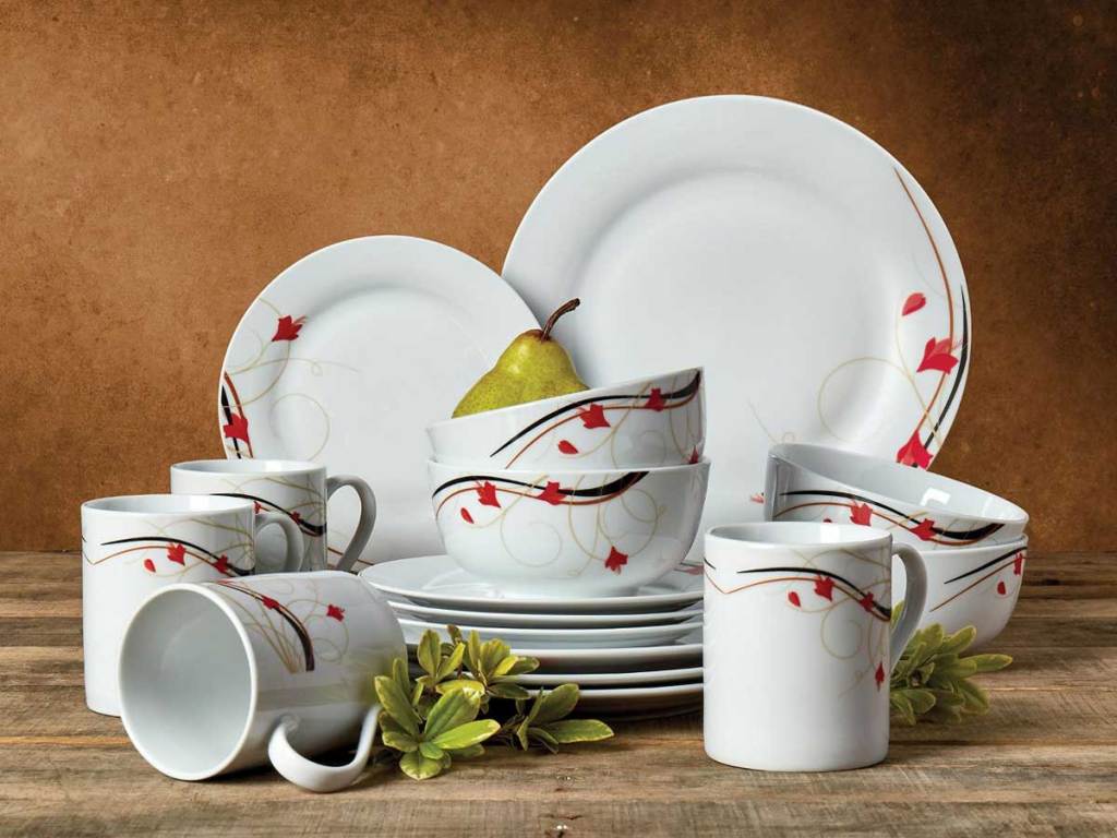 Tabletops Unlimited Kara 16-Piece Dinnerware Set