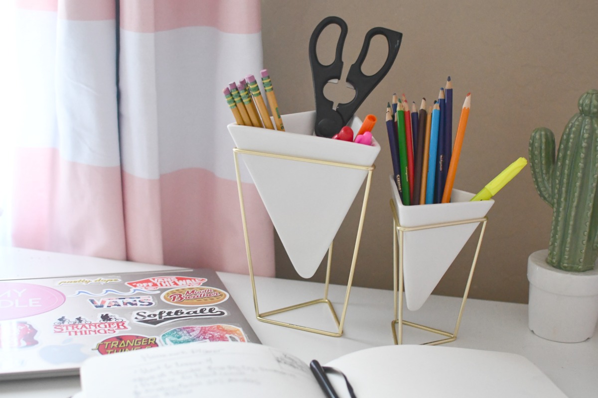 tablestop vessels on a desk