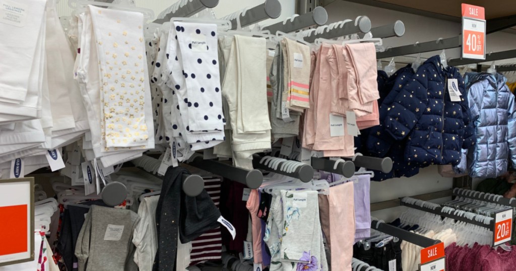 old navy toddler leggings in store