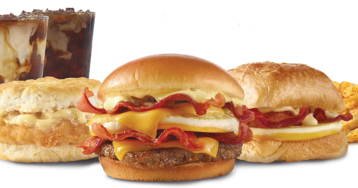 Wendy's breakfast menu items