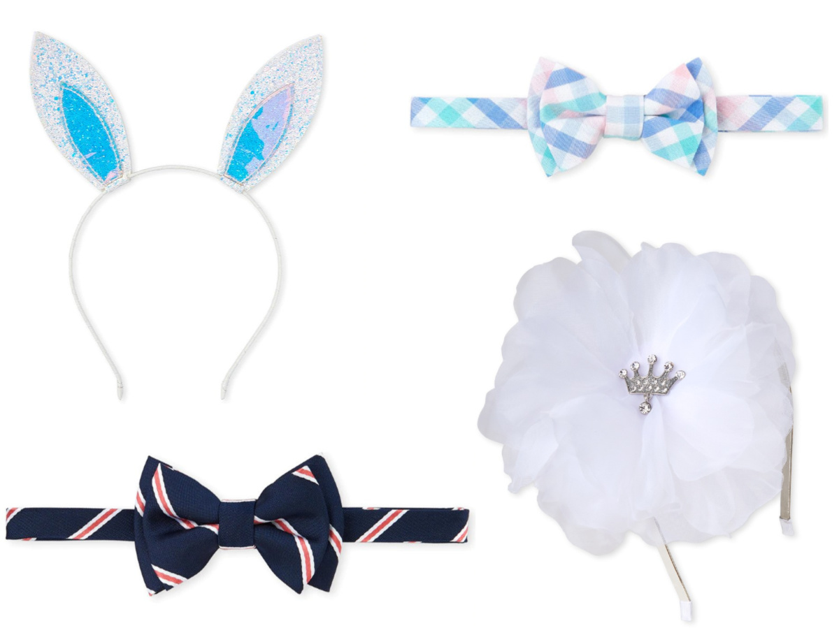 kids headbands and bow ties