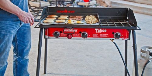 Camp Chef Tahoe 3-Burner Propane Camp Stove w/ Griddle Only $134.99 Shipped