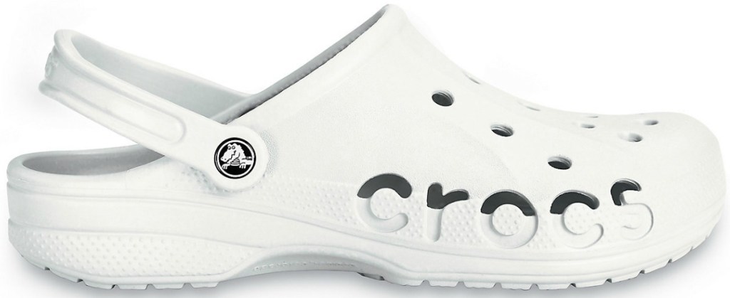 Unisex Crocs clog in white with logo