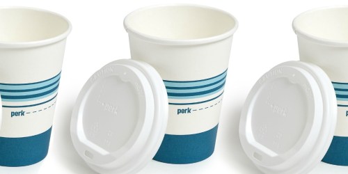 Perk Paper Cup & Lid onlinebo 50-Pack Only $4.99 Shipped (Regularly $10)