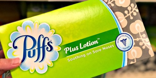 Puffs Plus Lotion 3-Pack Facial Tissues Only $5 Shipped on Walgreens.online