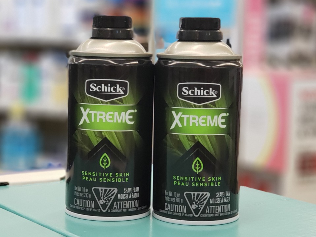 Schick xtreme shave foam