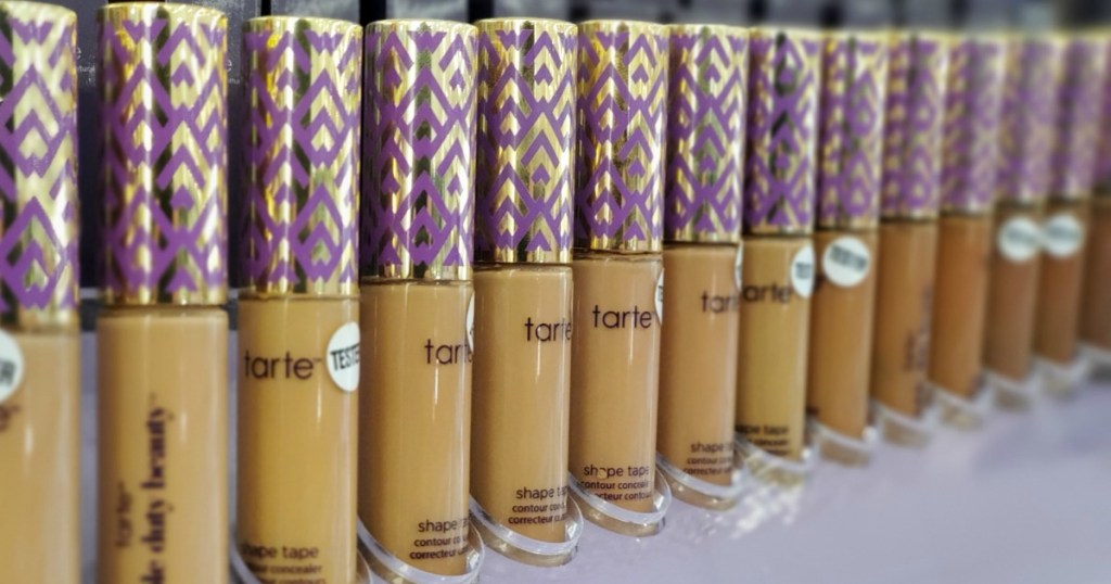 row of Tarte Shape Tape Concealers