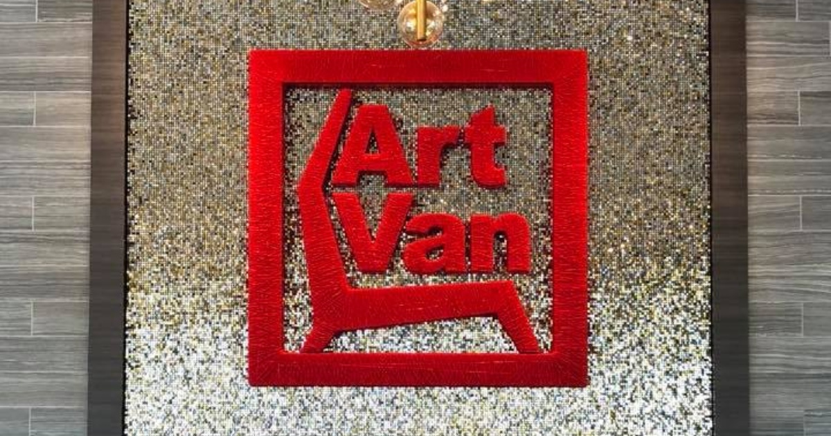 Art Van Furniture store sign