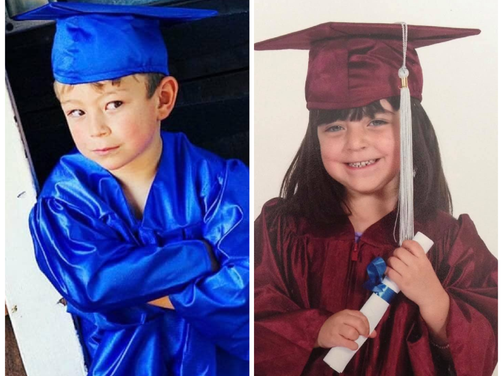 kids graduating kindergarten