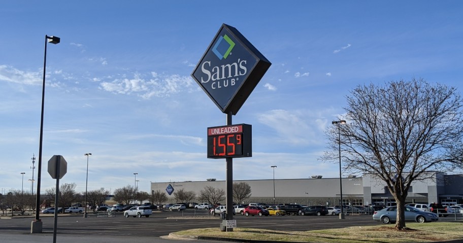 Sam's Club gas sign