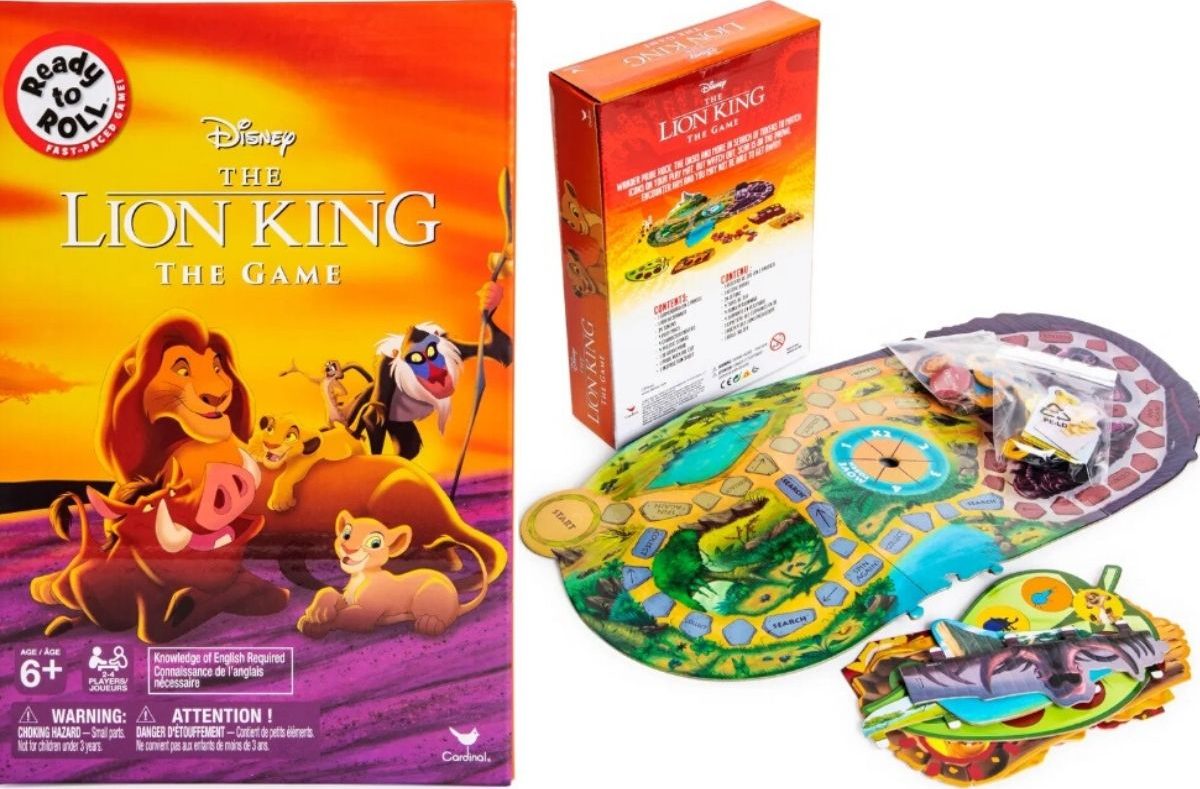 board game of the lion king ang game setup