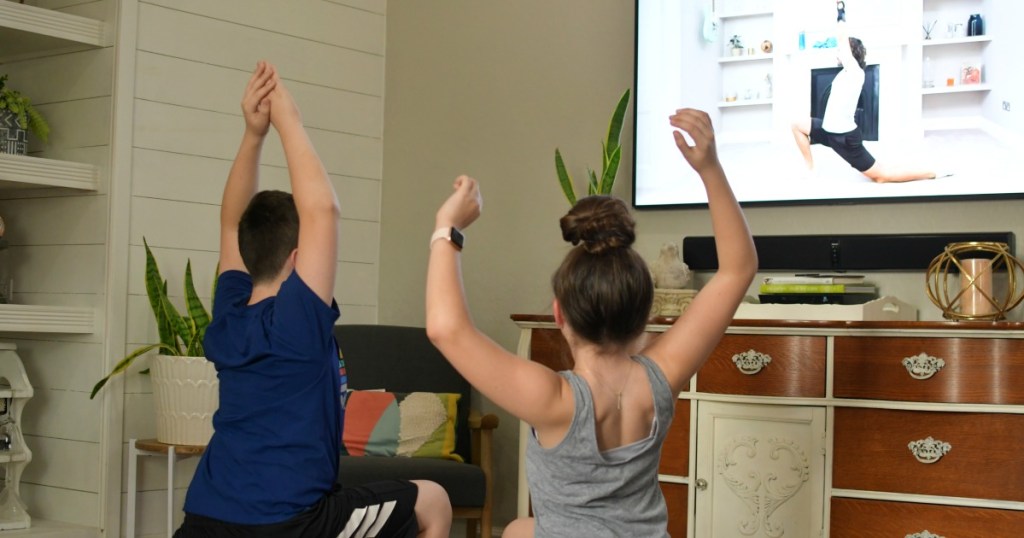 working out at home