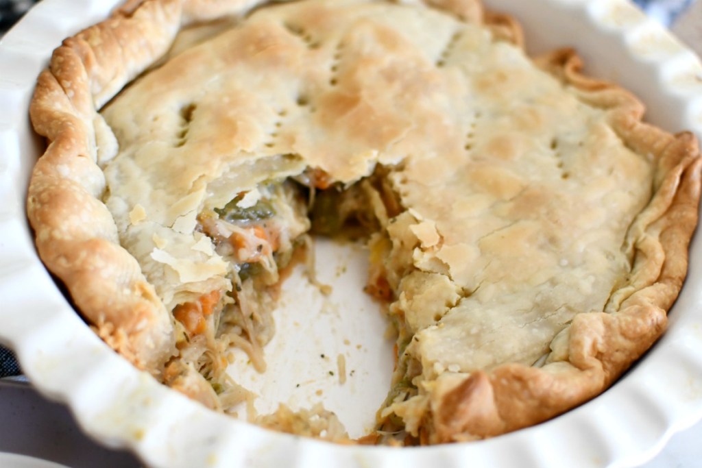 4 ingredient chicken pot pie