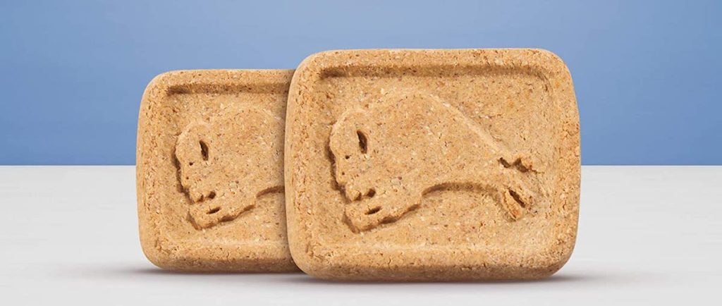 two Blue Buffalo dog treats