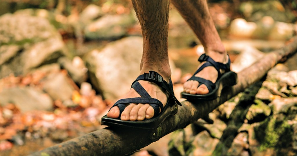 Man wearing CHACO MEN'S Z 2 CLASSIC