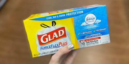 Glad ForceFlex 13-Gallon Trash Bags 80-Count Just $9.76 Shipped on Amazon