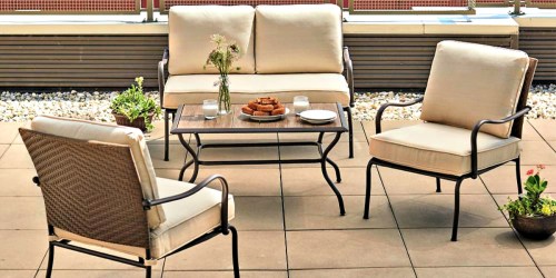 Hampton Bay 4-Piece Patio Set Just $399.50 Delivered on HomeDepot.online (Regularly $799)