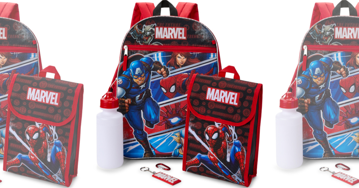 Marvel backpack set