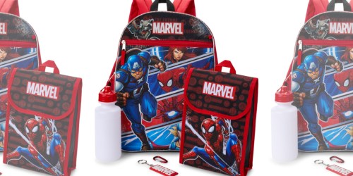 Marvel & Paw Patrol 5-Piece Backpack Sets Only $11.50 on Walmart (Regularly $20)