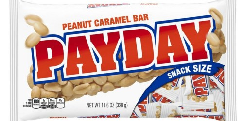 PayDay Snack-Size Candy Bar Bag Only $3.37 Shipped on Walgreens.online