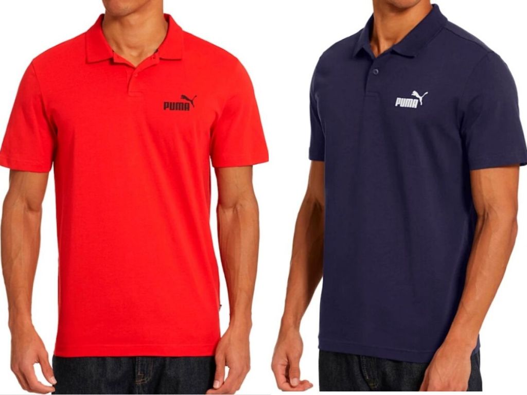 two mens puma shirts