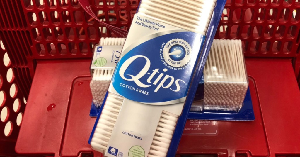 Q-Tips in shopping cart