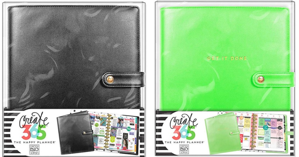 black and green The Happy Planner cases