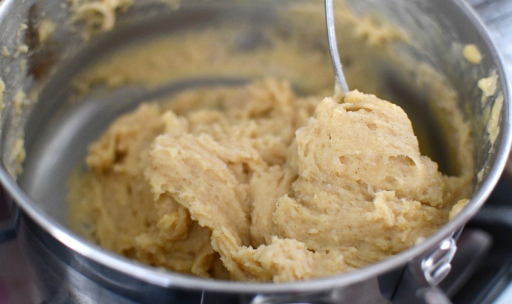 churro dough on the stove