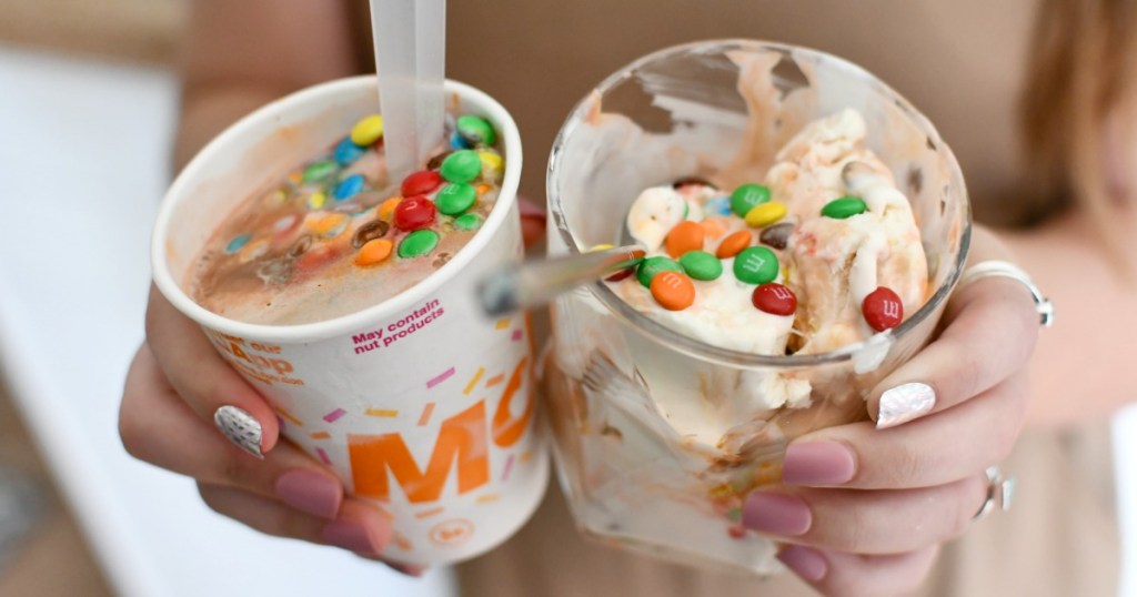 McDonald's McFlurry and a homemade version 