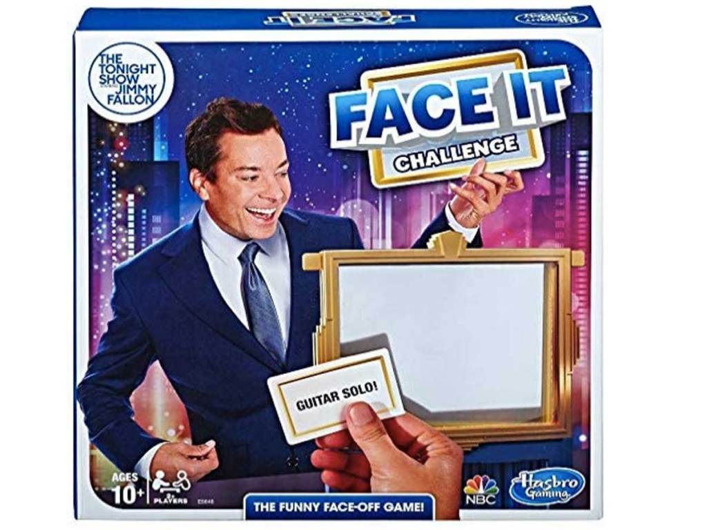 The Tonight Show Starring Jimmy Fallon Face It Challenge Party Game stock image