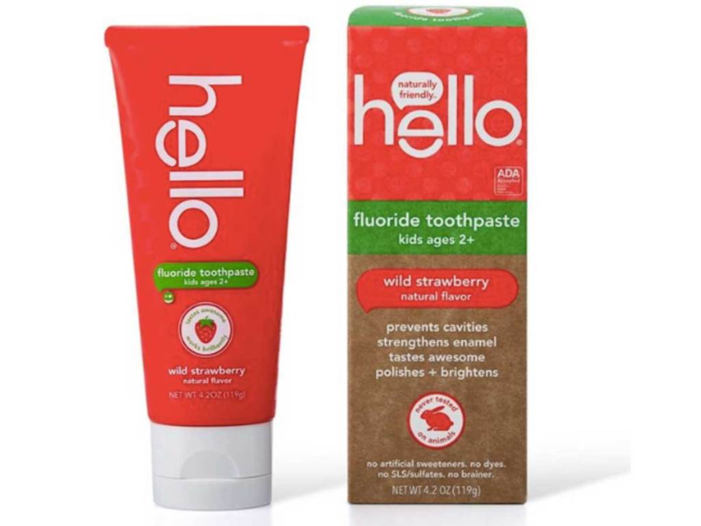 hello kids flouride toothpaste