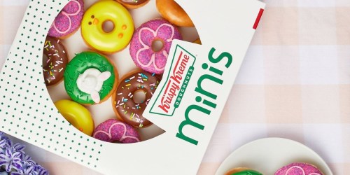 Krispy Kreme Doughnuts Spring Minis Available Now for Pick-up or Delivery