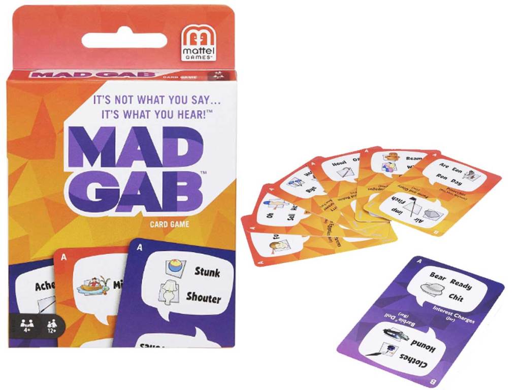 Mad Gab It's not what you SAY, it's what you HEAR! stock image