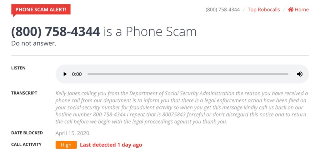 phone scam