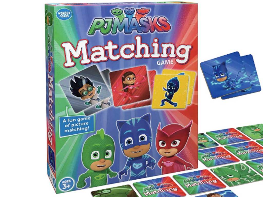 PJ Masks Memory Matching Game stock image