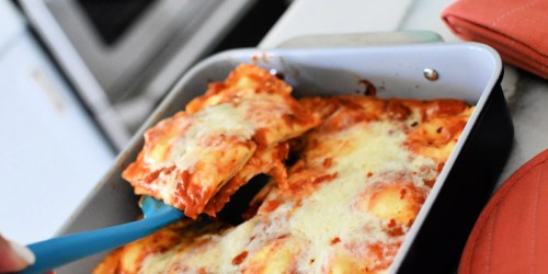 Easy 3-Ingredient Baked Ravioli Lasagna Casserole