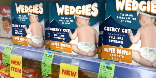 RARE 2/$20 Wedgies Cheeky Diapers (Baby Must-Have!)