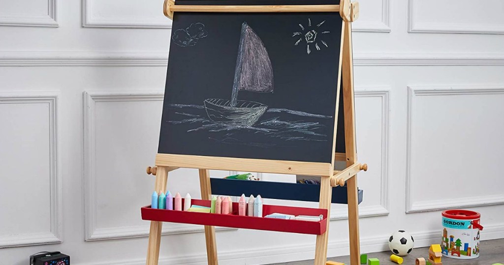 AmazonBasics Easel in playroom