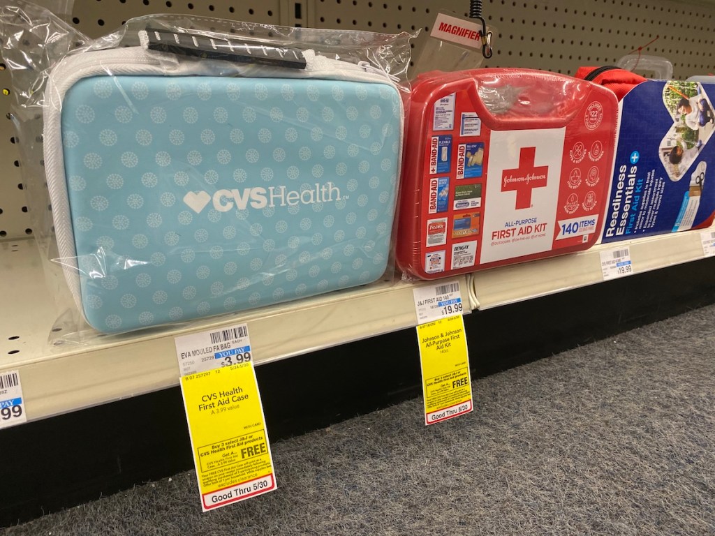 CVS Health First Aid Case on shelf