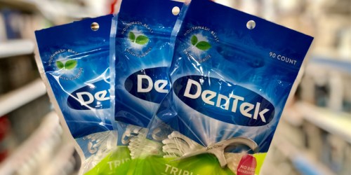 DenTek Floss Picks 90-Count Bags Only 75¢ Each at Walgreens