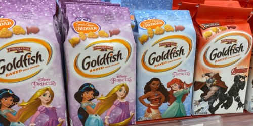 Goldfish Disney Princess & Marvel Avengers Crackers onlineing to Target in June