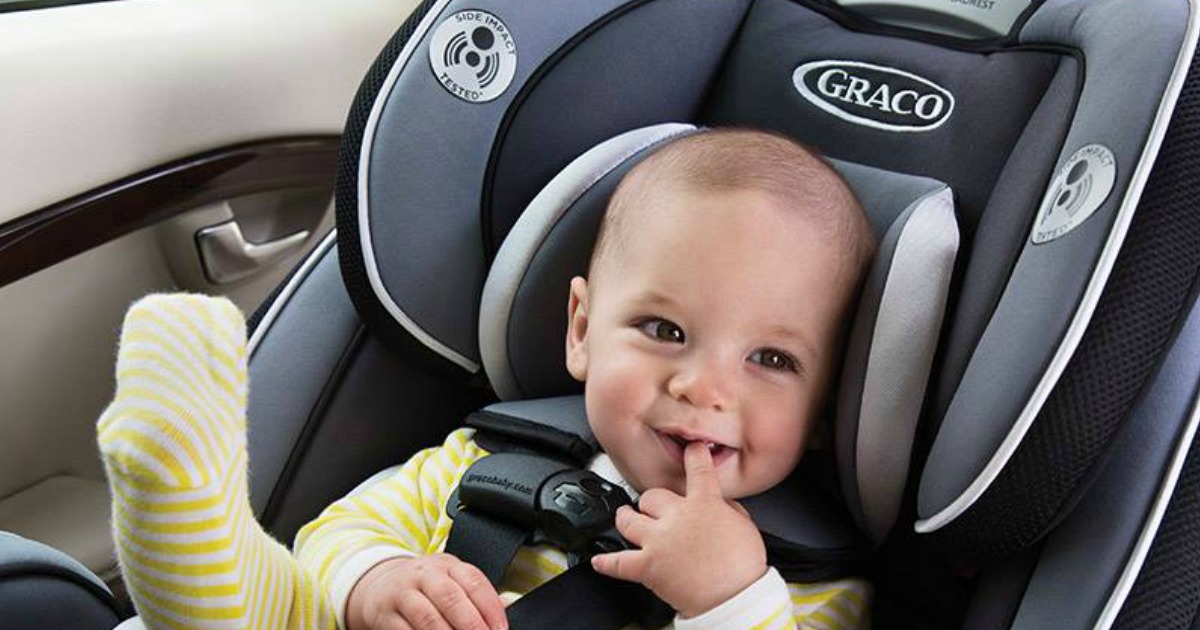 baby in a car seat