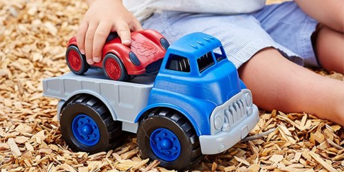 Green Toys 3-Piece Fire Truck, Flatbed & Race Car Set Only $28 on Amazon (Regularly $50)