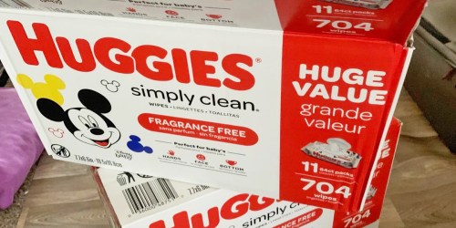 Stackable Amazon Savings on Baby Care Products | Huggies & Pampers Wipes Packs from $1 Each