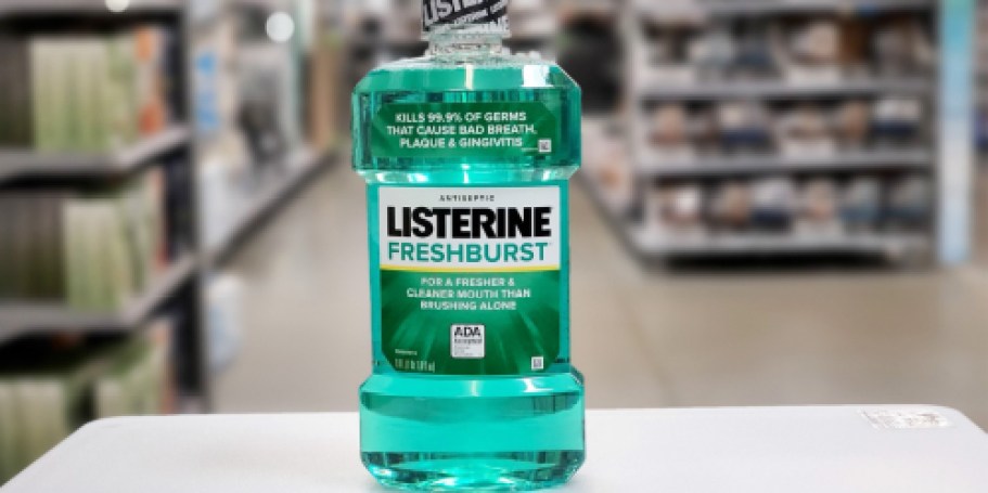 Listerine Mouthwash 16.9oz Only $3.69 Shipped on Amazon (Regularly $7)