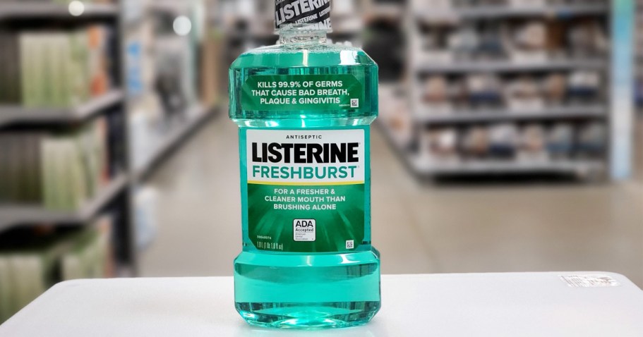 Listerine Mouthwash 1-Liter 2-Pack Only $9 Shipped on Amazon ($4.69 Each)